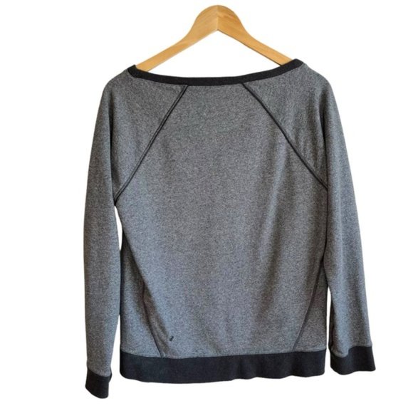 Lululemon Crew Love Pullover Heathered Speckled Black - Picture 8 of 9